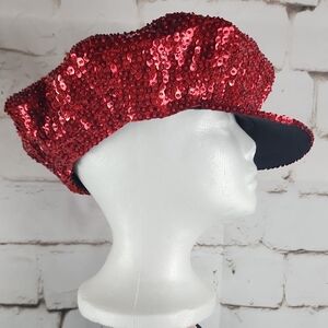 Red Sequin Women's Hat